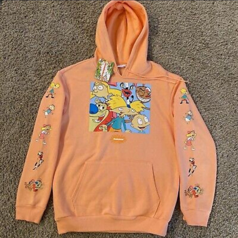 Nickelodeon 90's Light Orange Hoodie